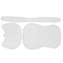 9 Sets Diy Plastic Grid Plates For Embroidery Knitting Horseshoe Bag