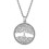 Pendant Wire Necklace Silver 1