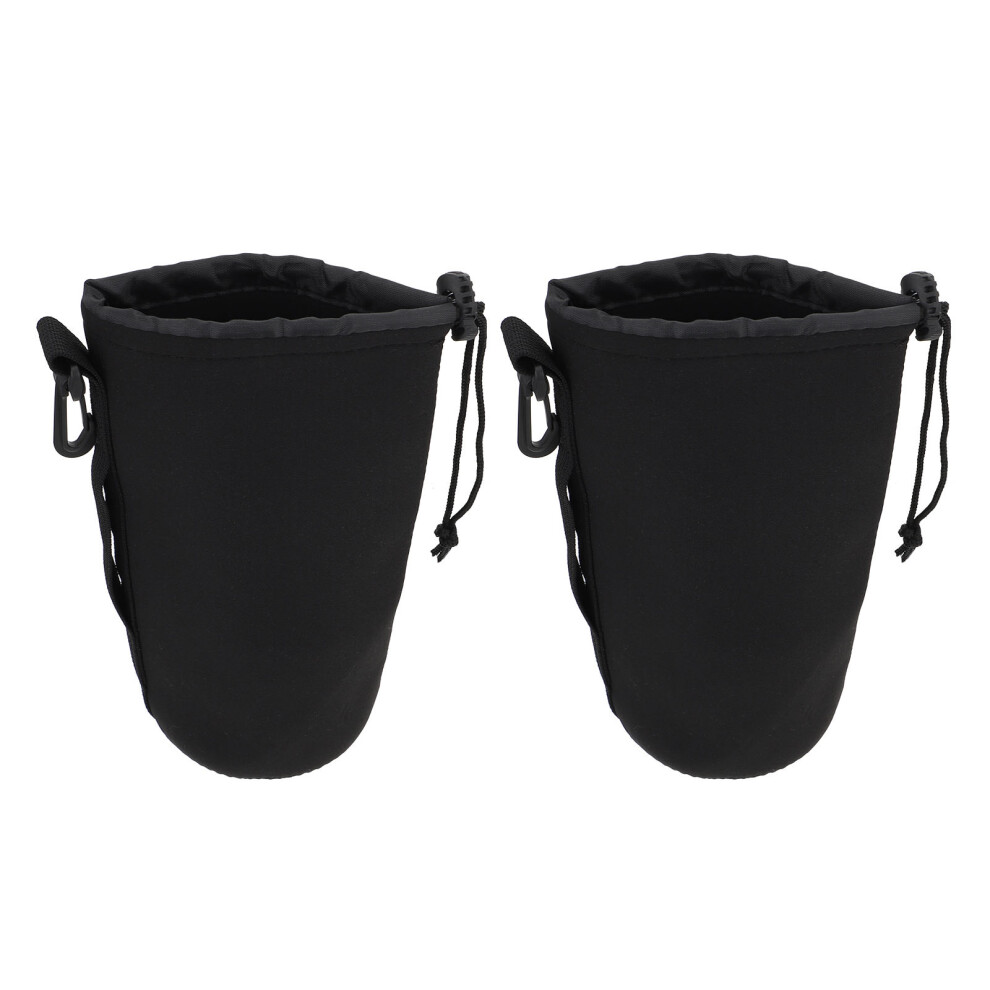 4 Pcs Camera Lens Pouch Bag Shockproof Thermal Insulation Xl 033787668101