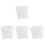 4Pcs 5 Books Scrapbook Page Protectors Plastic Sleeves For A5 4