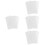 4Pcs 5 Books Scrapbook Page Protectors Plastic Sleeves For A5 8