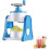 Manual Ice Crusher Small Size Blue Hand Crank 4