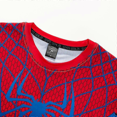 (L) 3d Printing Long-sleeved Spider-man Men's Quick-drying Clothes 2
