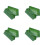 8 Pcs Plastic Flat Tray Rectangular Hollow For Plants 9
