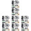 8 Sets Halloween Plastic Figurines Doll House Miniature Accessories 4