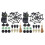 8 Sets Halloween Plastic Figurines Doll House Miniature Accessories 3