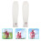 2 Pairs Loose Breathable Arm Sleeves Reusable Elastic Protector 11