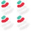 4 Sets Christmas Snowflake Confetti For Holiday Table Decor 1
