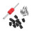 2 Sets Valve Stem Cores And Caps With Tool For Vehicles Bikes 3