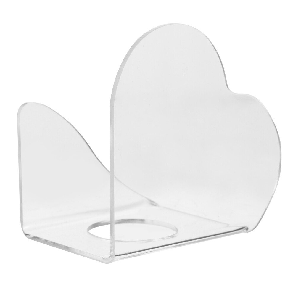 Aboofan 4Pcs Heart Shaped Acrylic Nail Art Palette For Color Mixing