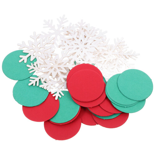 4 Sets Christmas Snowflake Confetti For Holiday Table Decor 1