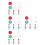 4 Sets Christmas Snowflake Confetti For Holiday Table Decor 9