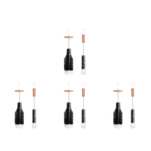 8 Pcs Wood Handle Chimney Cleaning Brushes For Fireplace And Pipe 1