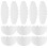 100 Pcs Double-Sided Cardboard Cap Insert For Baseball Hat Support 11
