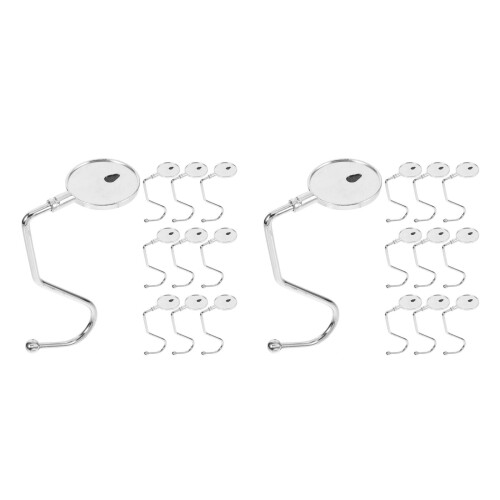 20 Pcs Purse Hook Hanger For Table Desk 1