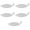 5Pcs Ceramic Plate Garlic Mincer Ginger Grinder Kitchen Tool 9