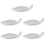 5Pcs Ceramic Plate Garlic Mincer Ginger Grinder Kitchen Tool 8