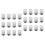 24 Pcs Handmade Bag Hook Buckle Purse Ring DIY Accessories 4