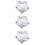 30 Pcs Convenient Food Foil Pans Multi-Function Boxes 8