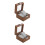 2Pcs Multi Packing Box Jewelry Storage Case Practical Use 9