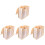 4Pcs Hanging Storage Pouch For Bed Side, Oxford Cloth Organizer 4