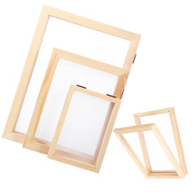 2 Sets Paper Making Kit With Screen Deckle Mold And Absorbent Sheet