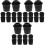 30 Pcs Non-Slip Rubber Bass Drum Sleeve Practical Drum Accessory 5