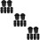 30 Pcs Non-Slip Rubber Bass Drum Sleeve Practical Drum Accessory 11