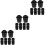 30 Pcs Non-Slip Rubber Bass Drum Sleeve Practical Drum Accessory 7