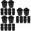 30 Pcs Non-Slip Rubber Bass Drum Sleeve Practical Drum Accessory 9
