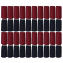 400 Pcs Heat Shrink Capsules Red Black