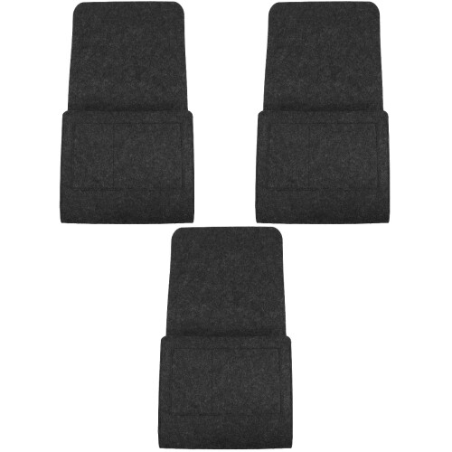 3 Pcs Felt Bedside Caddy Hanging Storage Bag Organizer 2