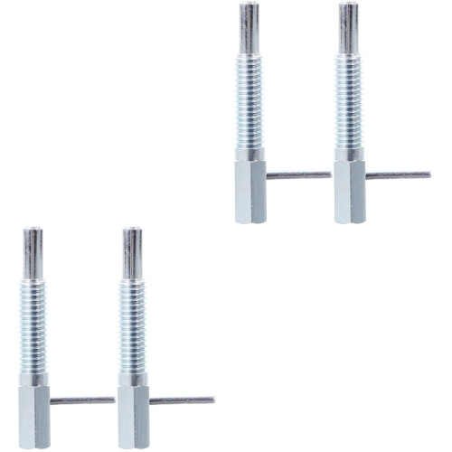 2 Pieces Latch With Strong Spring Retractable Indexing Plunger Pin 2