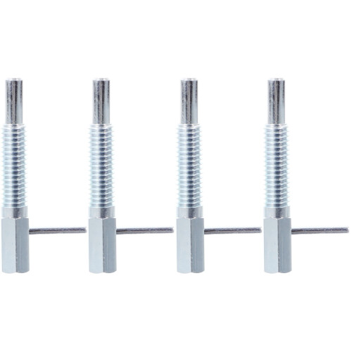2 Pieces Latch With Strong Spring Retractable Indexing Plunger Pin 1