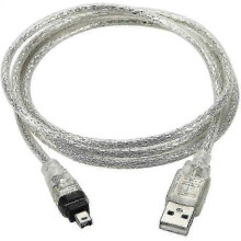 Cy Usb Male To Firewire Ieee 1394 4pin Male Ilink Adapter Cord Cable for Dcr-trv75e Dv 1m Usb Firewire Cable