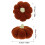 2Pcs Pumpkin Throw Pillow For Sofa, Thanksgiving Cushion 10