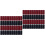 400 Pcs Heat Shrink Capsules Red Black 4