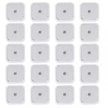 5 X 5 Cm 20 Pads Stud Tens Self Adhesive Pads Fit Beurer Tens Unit Pads Replacement Tens Electrodes Reusable Tw