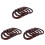 15 Pcs Solid Wood Oval Handbag Handles Wooden Patchwork Frame Hangers 2