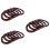 15 Pcs Solid Wood Oval Handbag Handles Wooden Patchwork Frame Hangers 7