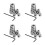 32 Pcs Drill Bit Stop Collar Set For Woodworking With Wrench 9