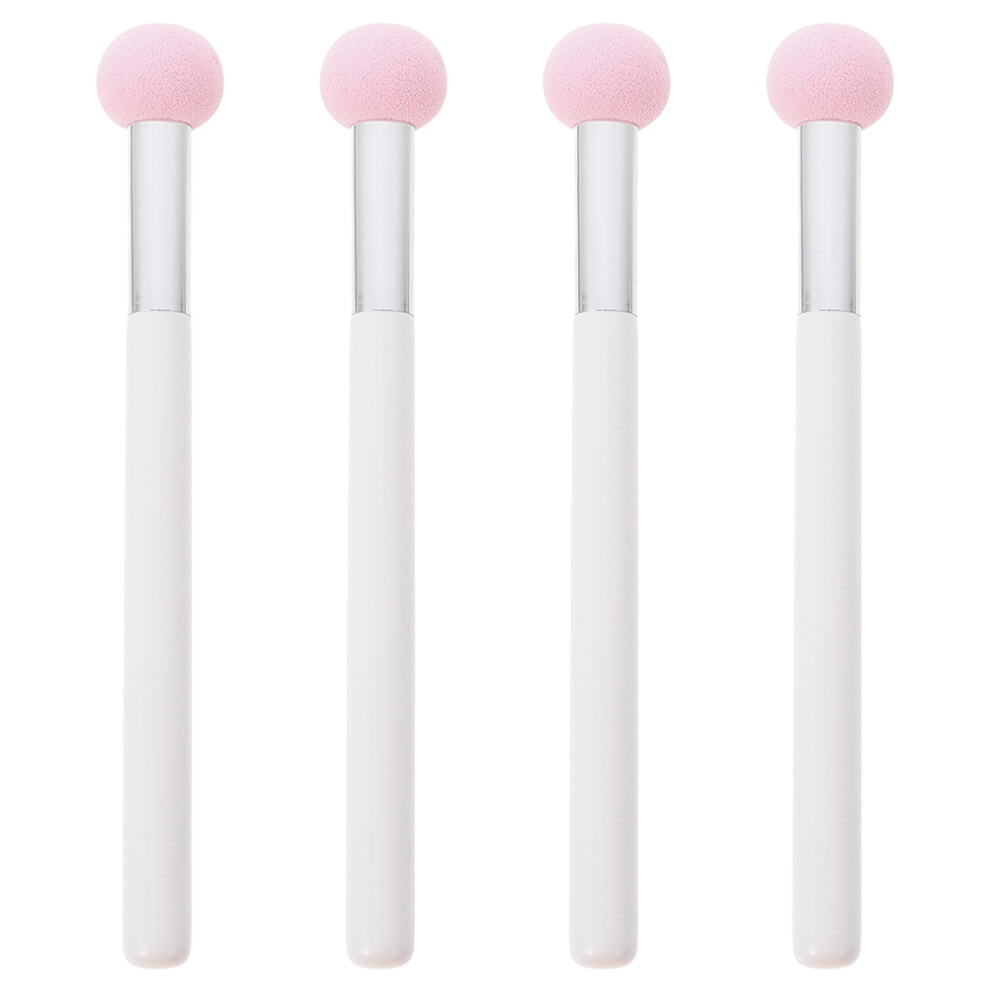 Inoomp 4Pcs Dry Wet Concealer Sponge Head Brushes For Face Makeup