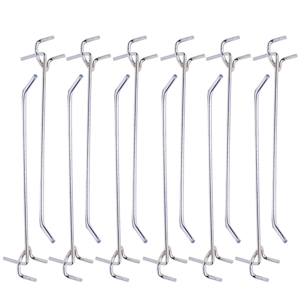 100 Pcs Shelf Hook Supermarket Shelves Three Foot Hook Three Fork 013798248684