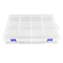 2 Count Transparent Storage Case Clear Collapsible Hardware