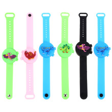 2Pièces Distributeur Bracelet Main Silicone Portable Usage
