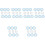 36 Pcs Game White Boards Single Sided Paddles Handheld 8