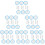 36 Pcs Game White Boards Single Sided Paddles Handheld 11