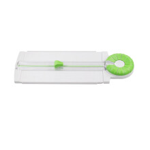Creative Paper Cutting Tool With 9 Curved Patterns, 360 Degree Rotation, Cardstock And Photo Cutting