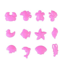 12 Pcs Kids Playset Play Sand Kit Sand Tray Toys Beach Sand Toys Set Play Sand Molds