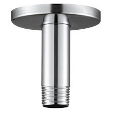5Pcs Stainless Steel Rainfall Showerhead Arm Wall Mount Extension Pipe
